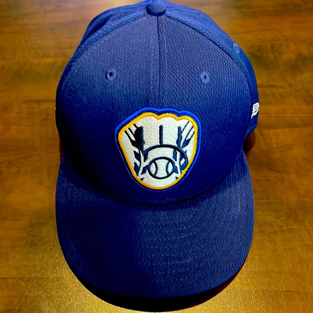 Milwaukee Brewers 59Fifty fitted batting practice hat